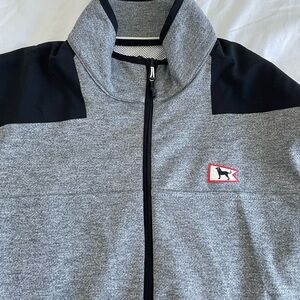 Long Sleeve Quarter Zip - The Black Dog Gray and Black Jacket